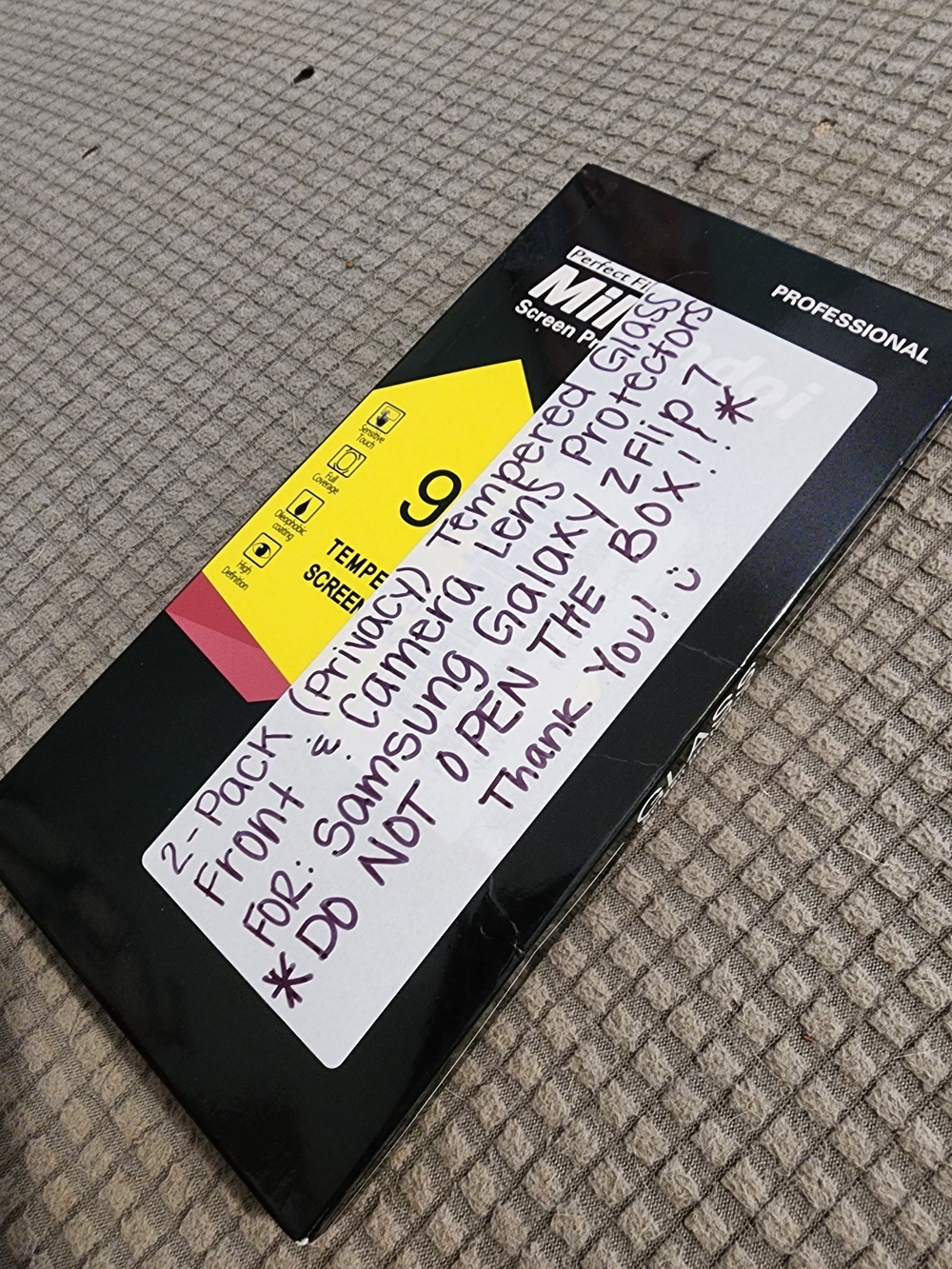Privacy Screen Protector Pack for Samsung Z Flip 7